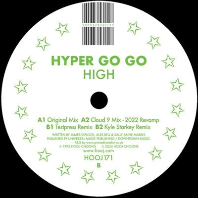 Hyper Go Go - High (Remixes) - Import 12inch Record