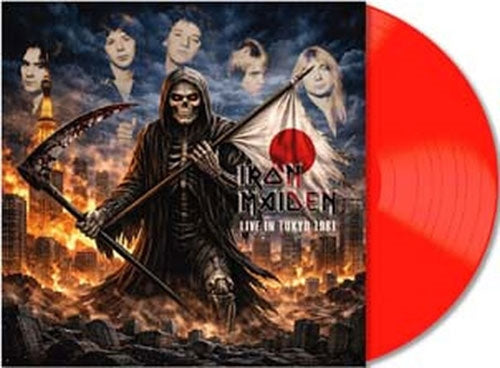 Iron Maiden - Live In Japan 1981. FM Radio Broadcast - Import Red Vinyl LP Record Limited Edition