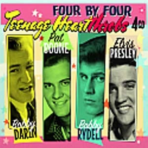 Bobby Darin、、Pat Boone、、Bobby Rydell、、Elvis Presley - Four By Four: Teenage Heartthrobs - Import 4 CD