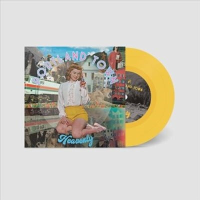 Heavenly - Portland Town - Import Yellow Vinyl 7 inch Single Record Limited Edition