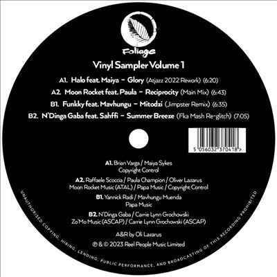Various Artists - Foliage Records : Vinyl Sampler Volume 1 - Import Vinyl 12inch Single Record