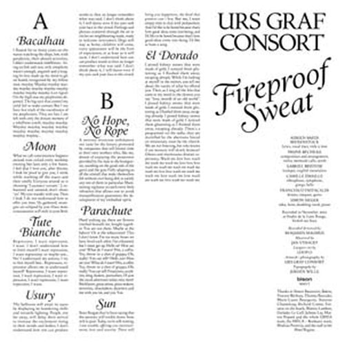 Urs Graf Consort - Fireproof Sweat - Import Vinyl LP Record