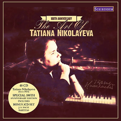 Tatiana Nikolayeva - The Art Of Tatiana Nikolayeva: 100th Anniversary [100th Anniversary Edition] - Import 40 CD