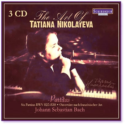 Tatiana Nikolayeva(P)(3CD) Bach, Johann Sebastian (1685-1750) - Partitas - Import 3 CD