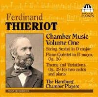 Thieriot / Hamburg Chamber Players / Mardon - F.Thieriot: Chamber Music Vol.1 - Import CD