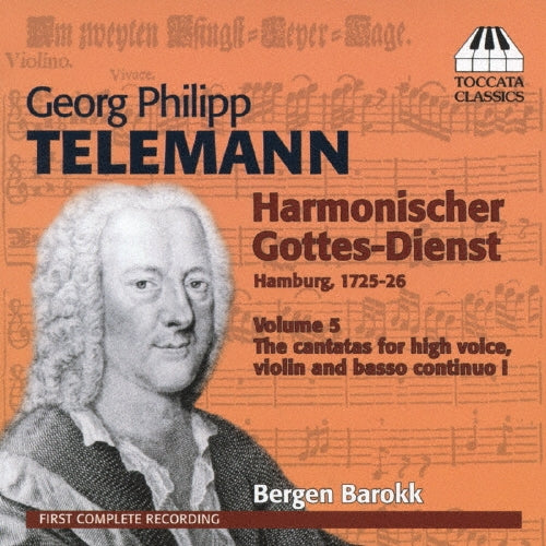 Bergen Barokk - Georg Philipp Telemann: Harmonischer Gottes-dienst / Six Cantatas 5 - Import CD