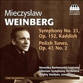 Dmitry Vasilyev - Mieczyslaw Weinberg: Sym 21 Kaddish & Polish Tunes - Import CD