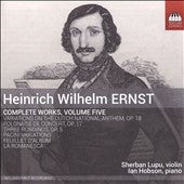 Sherban Lupu, Ian Hobson - Ernst: Complete Works, Vol. 5 - Import CD