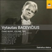 Gabrielius Alekna - Vytautas Baceviciuss: Complete Piano Music, Vol. 2 - Import CD