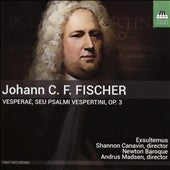 Shannon Canavin, Exultems, Anders Madsen, Newton Baroque - Fischer (1656-1746) Vesperae : Canavin / Exsultemus, Madsen / Newton Baroque +J.C.Pez - Import CD