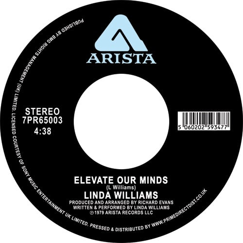Linda Williams - Elevate Our Minds / City Living - Import Vinyl 7inch Single Record