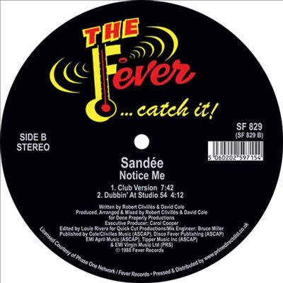 Sandee - Notice Me - Import Vinyl 12inch Single Record