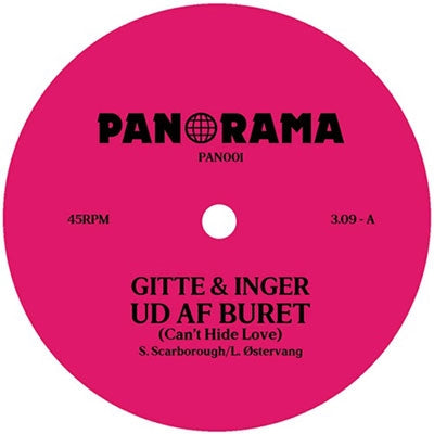 Gitte & Inger - Ud Af Buret - Import Vinyl 7’ Single Record