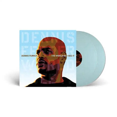 Dennis Ferrer  -  The World As I See It  -  Import Record Store Day/Sky Blue Transparent Vinyl 2 LP Record Limited Edition