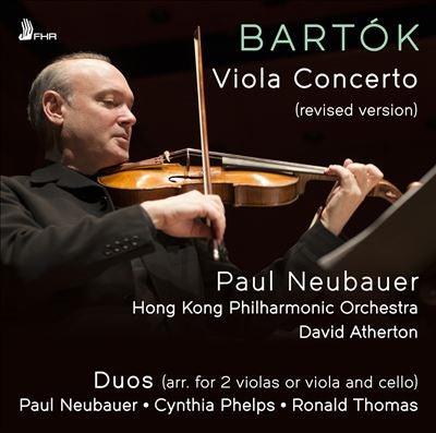 Paul Neubauer - Bartok: Viola Concerto (Revised Version) / Duos (Arr. P. Bartok) - Import CD