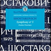 Rpogrzegorz Nowak - Shostakovich: Symphony No.5, Festive Overture - Import CD