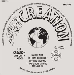 The Creation - Live On Tv Ep - Import 7’ Single Vinyl Record Limited Edition