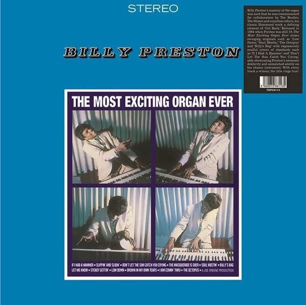 Billy Preston - Most Exciting Organ Ever - Import LP Record