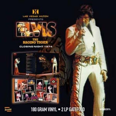 Elvis Presley - Las Vegas-'The Raging Tiger'Closing Night 1974 - Import Vinyl 2 LP Record Limited Edition