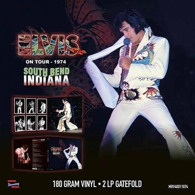 Elvis Presley - On Tour 1974 - South Bend Indiana - Import Vinyl 2 LP Record Limited Edition