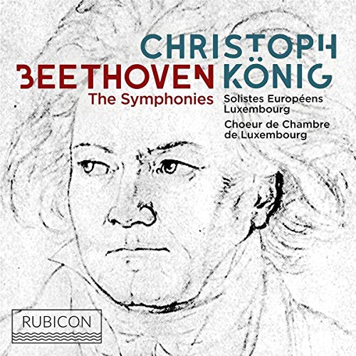 Beethoven (1770-1827) - Complete Symphonies, 1st mov.of Symphony No.10, Overtures : Christoph Konig / Soloists Europeens Luxembourg (5CD) - Import 5 CD
