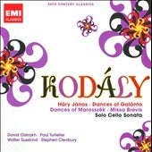 Klaus Tennstedt, Walter Susskind, Stephen Cleobury, Ilona Andor - Kodaly: Hary Janos, Dances of Galanta, Dances of Marosszek, etc - Import 2 CD