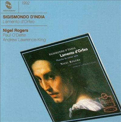 Nigel Rogers, Paul O'Dette - S.d'India: Lamento d'Orfeo - Import CD