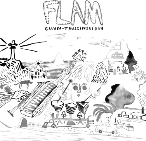 Gunn-Truscinski Duo - Flam (Indie Exclusive) - Import Transparent Pink Vinyl LP Record