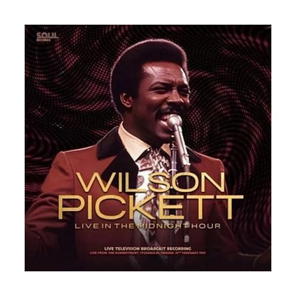 Wilson Pickett - Live In The Midnight Hour - Import Deep Pink Vinyl LP Record