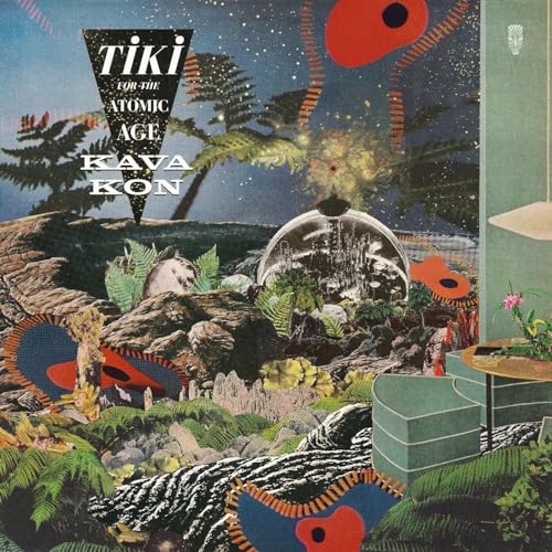 Kava Kon - Tiki For The Atomic Age - Import Green & Cream Splatter Vinyl LP Record