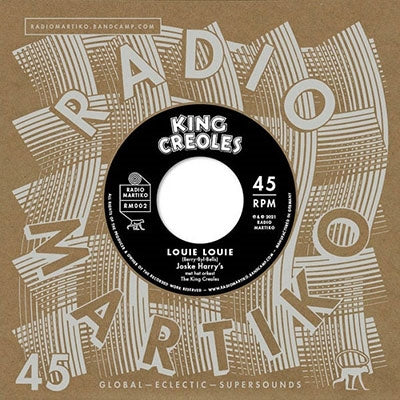 Joske Harry's 、 Burt Blanca & The King Creoles - Louie Louie/Taboo '69 - Import Vinyl 7 Inch Single Record Limited Edition