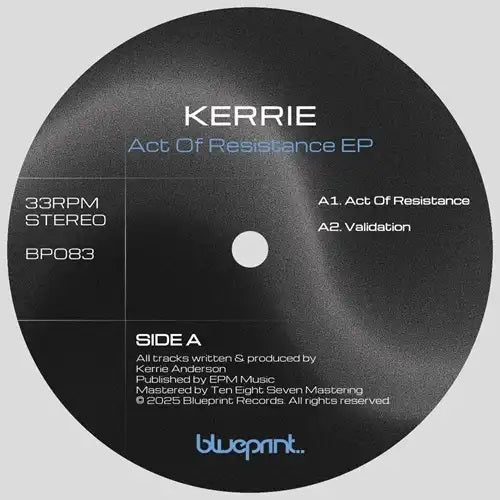 Kerrie - Act Of Resistance - Import Vinyl 12 inch Record Limited Edition