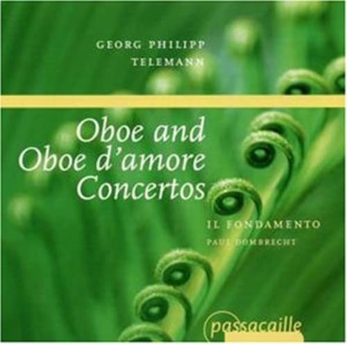 Telemann (1681-1767) - Oboe & Oboe D'amore Concertos: Dombrecht(Ob, Ob D'amore)/ Il Fondamento - Import CD