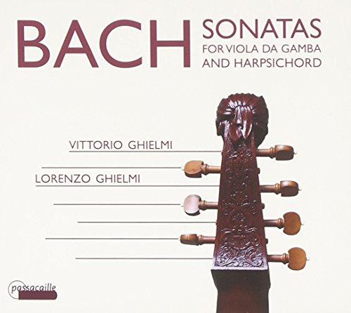 Bach (1685-1750) - Gamba Sonata, 1, 2, 3, : V.ghielmi(Gamb)L.ghielmi(Fp)+preludes & Fugues - Import CD