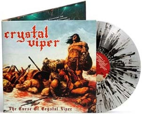 Crystal Viper - The Curse Of Crystal Viper - Import Clear/Black Splatter Vinyl LP Record Limited Edition