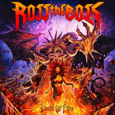 Ross The Boss - Born Of Fire - Import Transparent Violet Vinyl LP Record Limited Edition