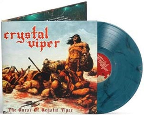 Crystal Viper - The Curse Of Crystal Viper - Import Blue Transparent White/Black Marble Vinyl LP Record Limited Edition