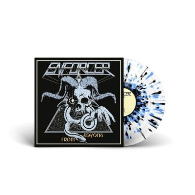 Enforcer - From Beyond - Import Clear / Black / Blue Splatter Vinyl LP Record Limited Edition