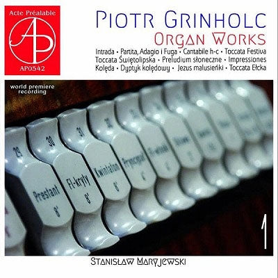 Stanisław Mariewski - Grinholc:Organ Works - Import CD