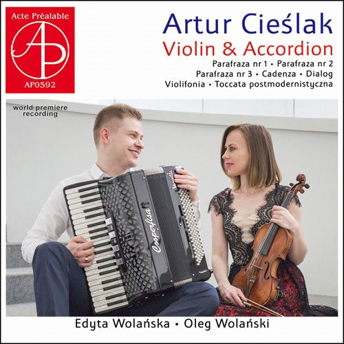 Edyta Wolanska、Oleg Volonsky - Cieslak, Artur : Works for Violin & Accordion - Import CD