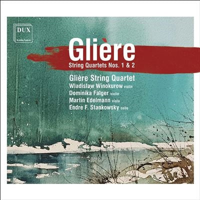 Gliere String Quartet - String Quartets Nos. 1 & 2 - Import CD