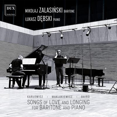 Mikolaj Zalasinski - Songs Of Love & Longing: Zalasinski(Br)Debski(P) - Import CD