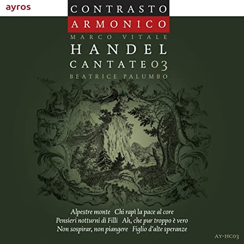Handel (1685-1759) - Cantatas Vol.3 : Beatrice Palumbo(S)Marco Vitale / Contrasto Armonico - Import CD