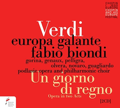 Fabio Biondi - Verdi:Un Giorno Di Regno Il Finto Stanislao - Import 2 CD