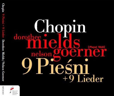 Dorothee Mields; Boreas Quartett Bremen Recorder Consort - Chopin: 9 Piesni - 9 Songs - Import CD