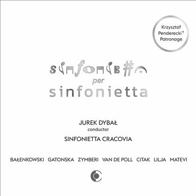 Sinfonietta Cracovia - Sinfonietta Per Sinfonietta - Import CD