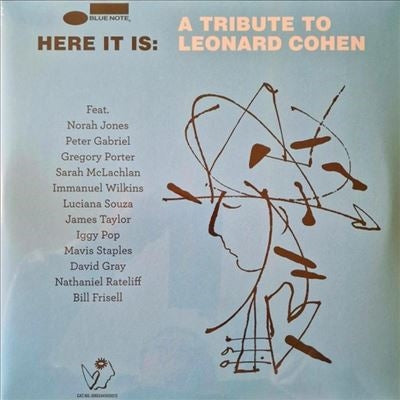 Here It is - Here It Is: A Tribute To Leonard Cohen - Import Blue Vinyl 2 LP Record