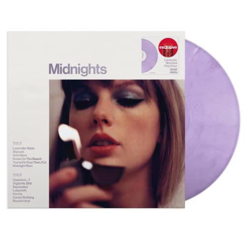 Taylor Swift - Midnights: Lavender Edition - Import Lavender Marbled Vinyl LP Record
