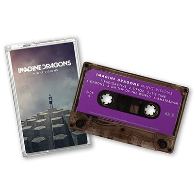 Imagine Dragons - Night Visions (Expanded Edition) - Import Smoky Grey Cassette Tape Limited Edition