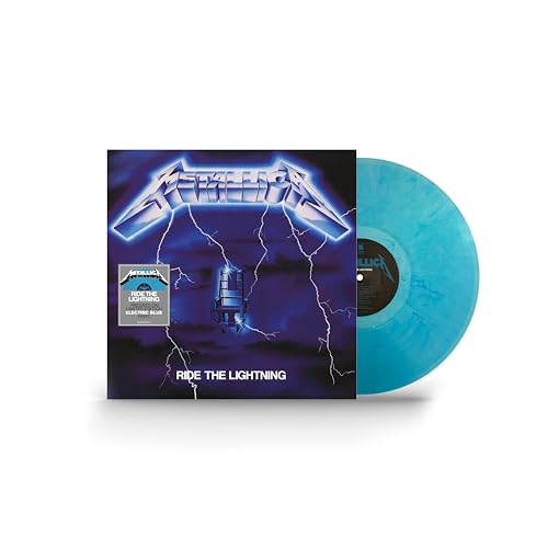 Metallica - Ride The Lightning - Import 180g Vinyl LP Record Blue Vinyl Limited Edition